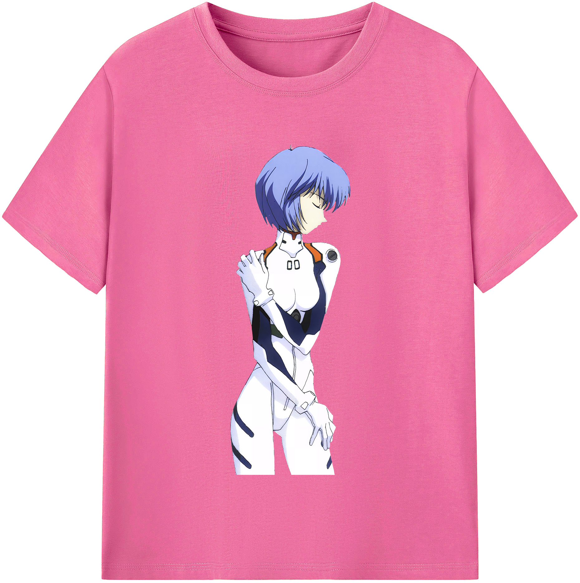 （画像用） EVA 新世紀エヴァンゲリオン レディースカジュアルプリントTシャツ（綿100％）